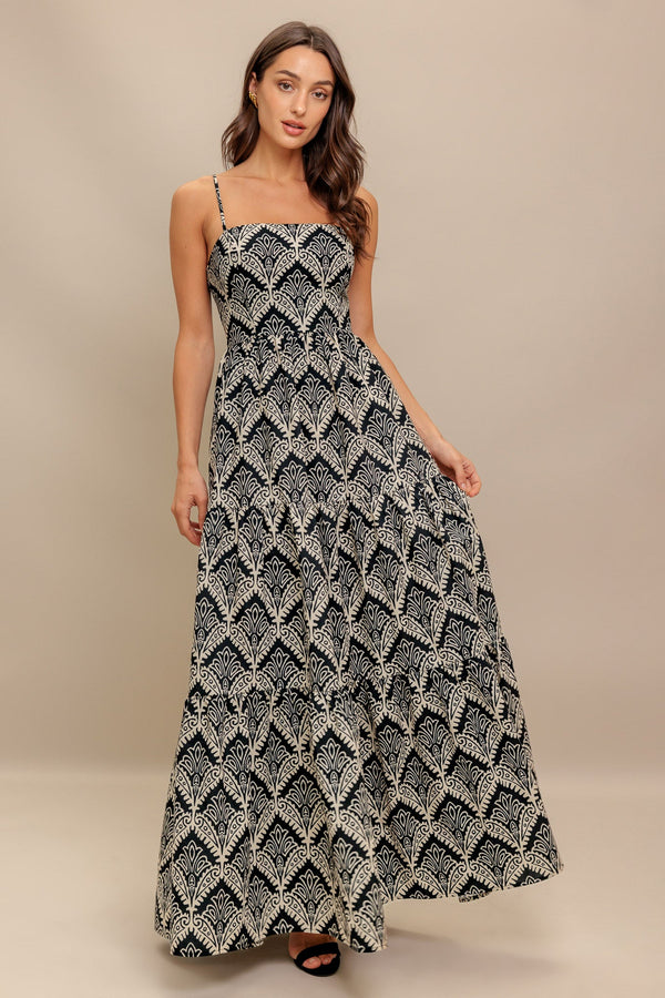hazelwood-garden-woven-maxi-dress Flying Tomato-Sophia's StyleDRESSES-1
